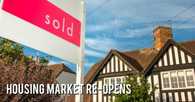 Housing market re-opens - call our mortgage brokers for advice on 01727 845500