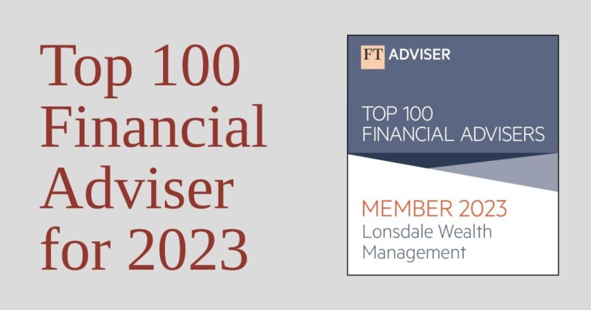 Lonsdale Services is featured in the Top 100 FT Adviser list for second year running