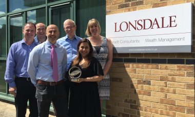 Amy Kadir, Lonsdale Mortgages broker based in St Albans, Hertfordshire and the Vulnerable Client Team and Lonsdale Services Directors